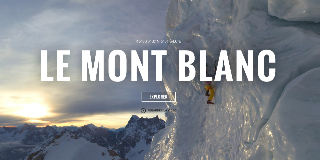 Photo of Maak de beklimming van de de Mont-Blanc in Google Street View