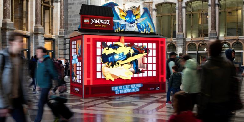 Photo of Immersion 3D pour LEGO NINJAGO avec Urban Media & Clear Channel