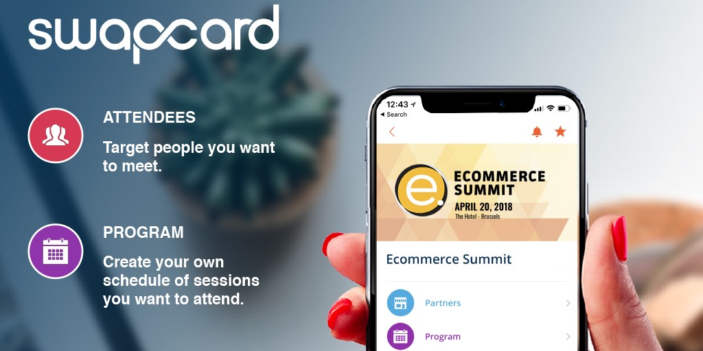 Photo of Swapcard : l'app de networking disponible pour l'Ecommerce Summit