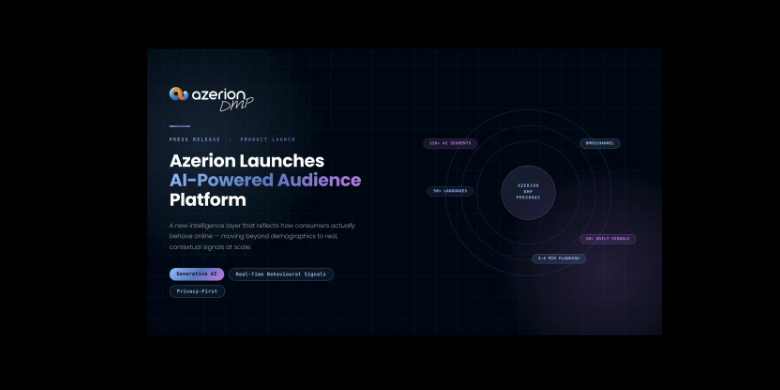 Photo of Azerion lance une plateforme d'audience basée sur l'IA, reflétant le comportement réel des consommateurs en ligne