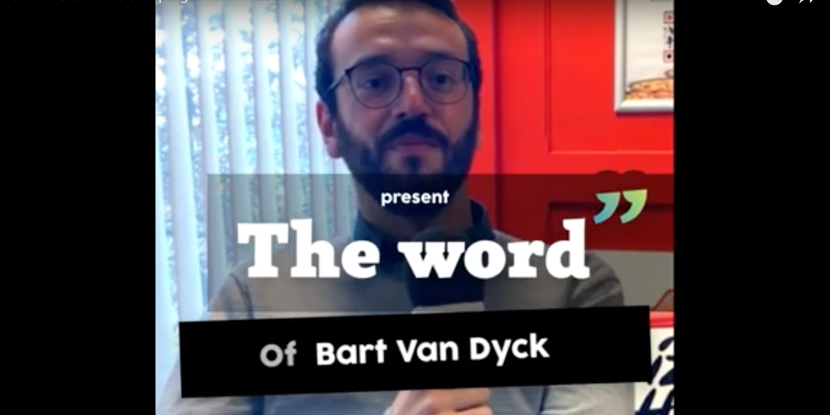 Photo of The Word épisode #7 : Bart Van Dyck de Pizza Hut