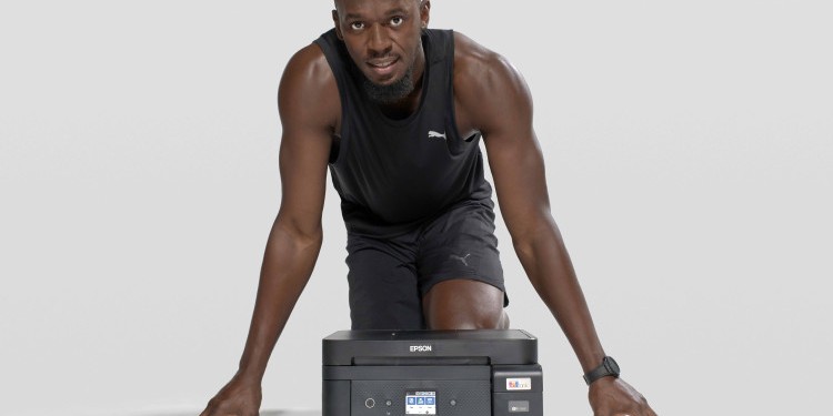 Photo of Epson werkt samen met Usain Bolt om afdrukken zonder cartridges te promoten