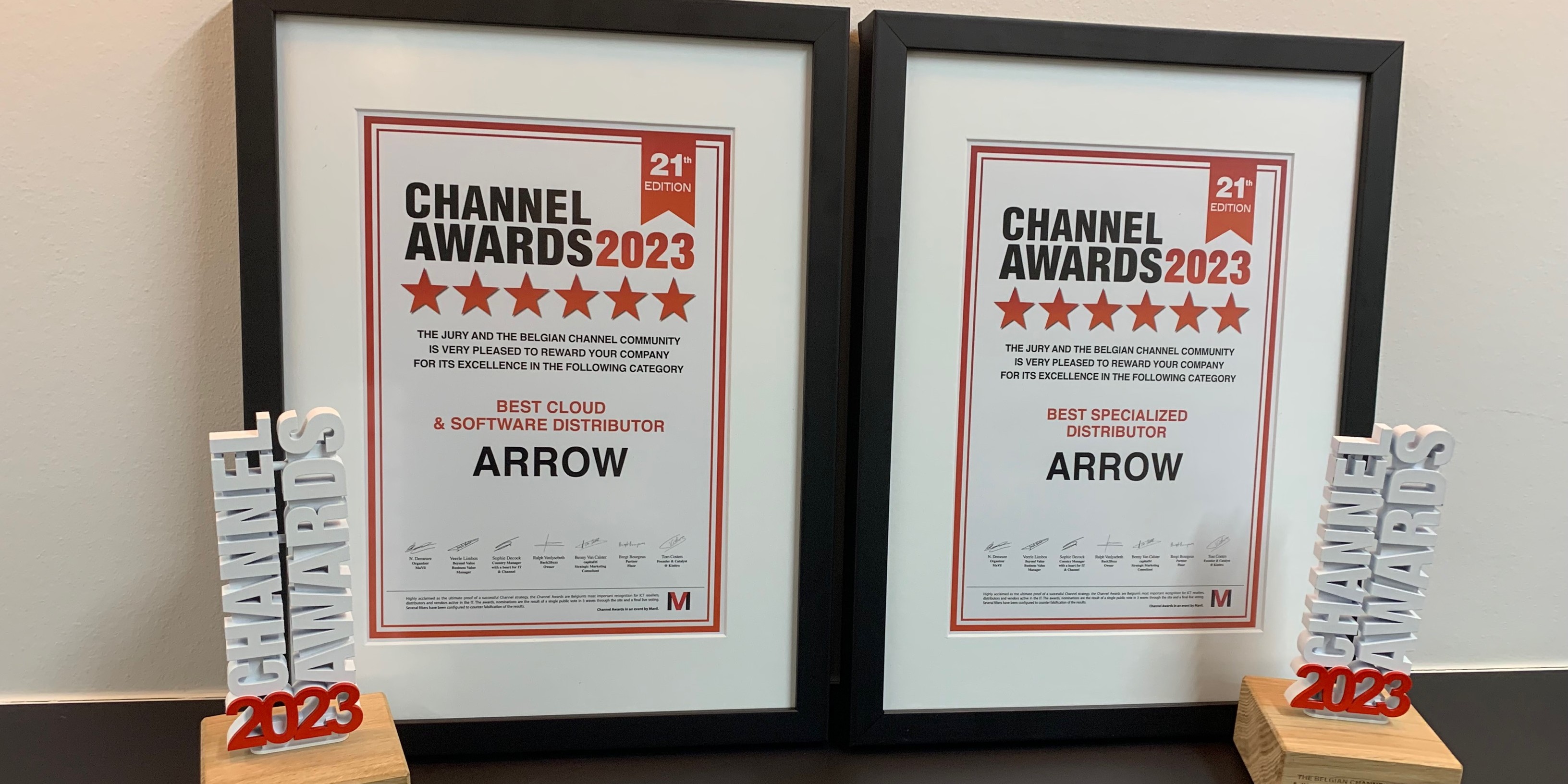 Photo of Arrow wint twee prijzen op de Belgische Channel Awards