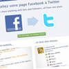 Photo of Facebook en Twitter veroveren het mobiele Web